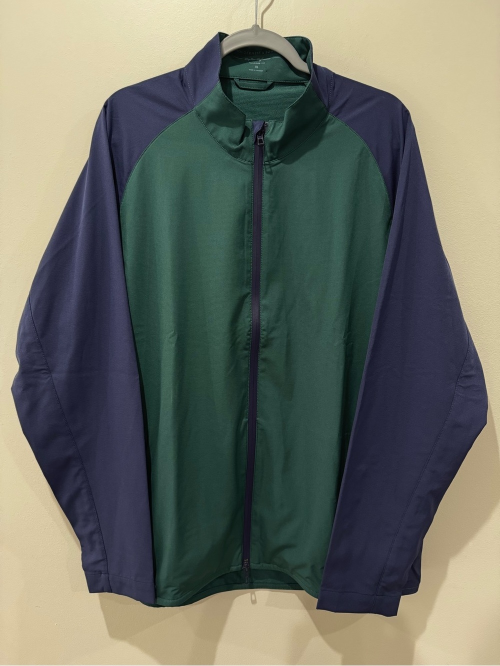 Holderness and Bourne Size XL Full Zip Performance Golf Jacket Water Resist